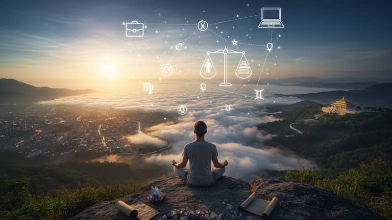 Astrologische Beratung für Work-Life-Balance Statt Burnout