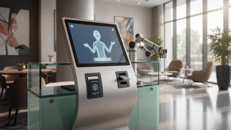 Automatyczna recepcja hotelowa, która nie zabija obsługi gości