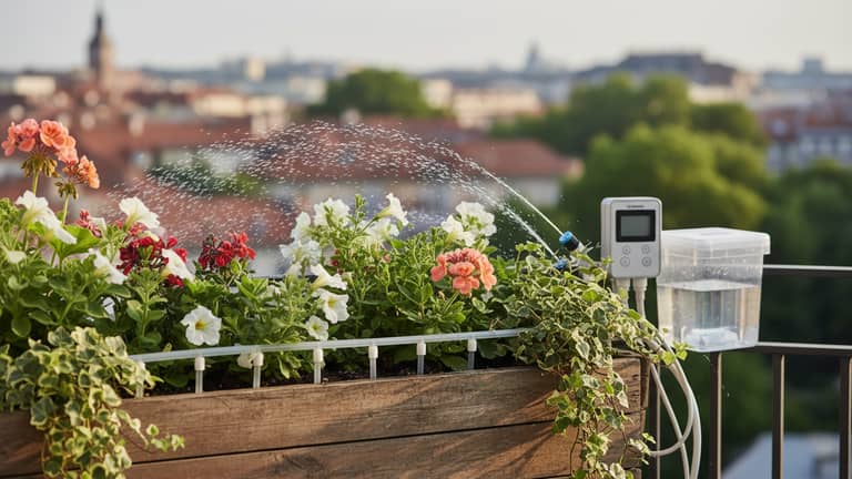 Automatyczne podlewanie balkonowe, które naprawdę oszczędza