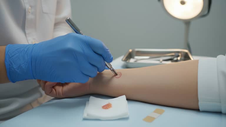 Biopsja skóry bez paniki – kiedy naprawdę ratuje życie