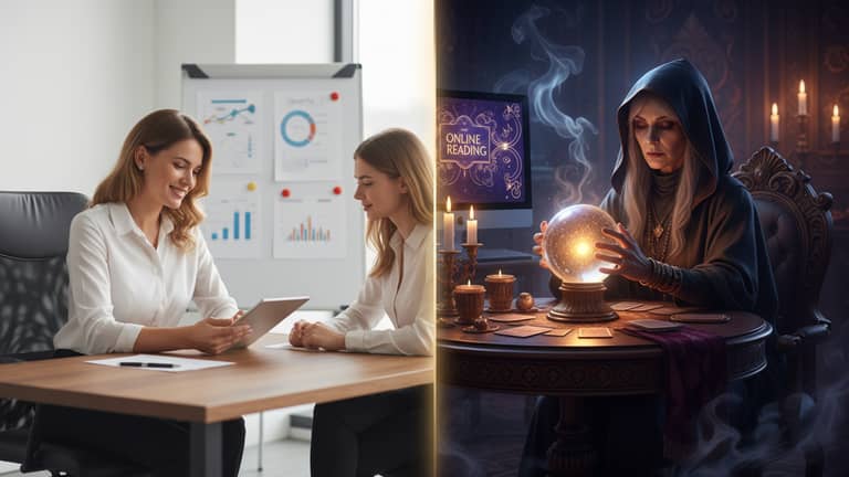 Coaching vs przepowiednia online – co naprawdę działa w kryzysie?