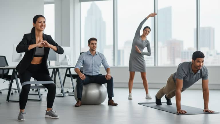 Ćwiczenia fitness dla osób pracujących, które realnie działają