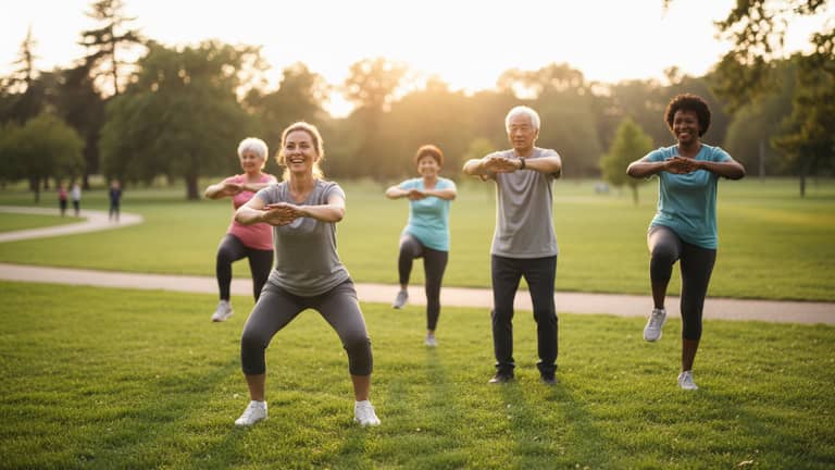 Ćwiczenia fitness dla osób starszych bez sprzętu, które leczą strach przed ruchem