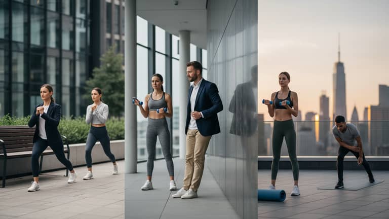 Ćwiczenia fitness dla zapracowanych, które realnie działają