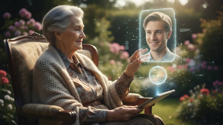 Digital Memorial Conversations and the New Healing for the Elderly