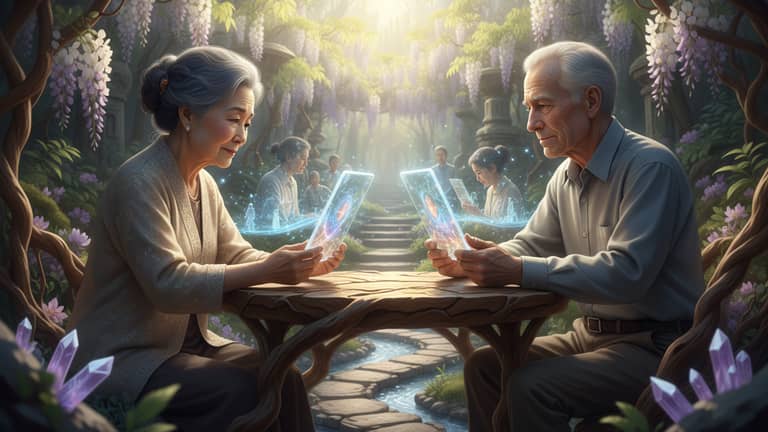 Digital Memorial Conversations or Goodbye? Healing for the Elderly