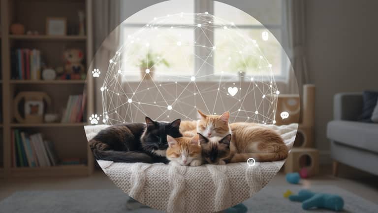 Digitale Katzenliebhaber Community Plattform: KI-Interaktion und Echte Menschliche Nähe