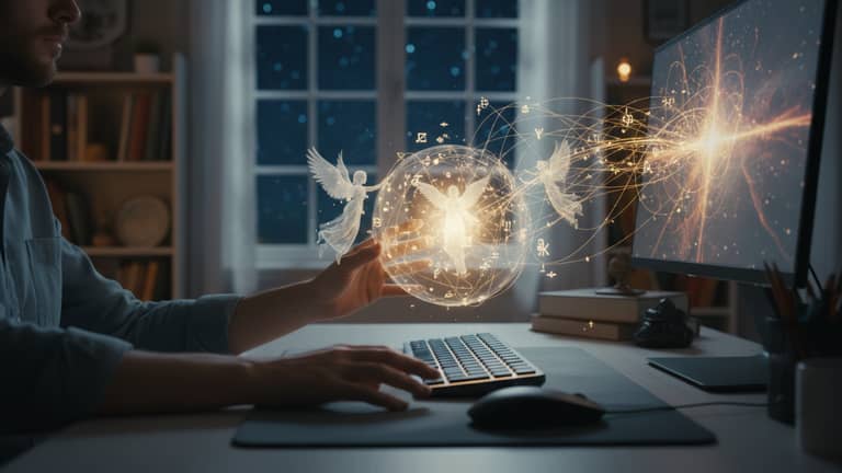 Engelkontakte Herstellen Online – Hoffnung, KI und Harte Fakten