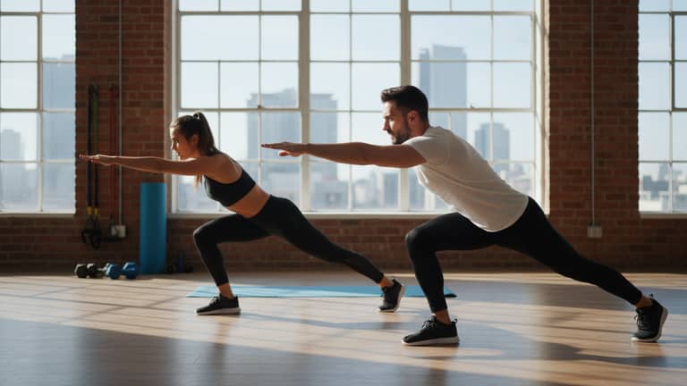 Fitness online ćwiczenia na mięśnie całego ciała z trenerką AI