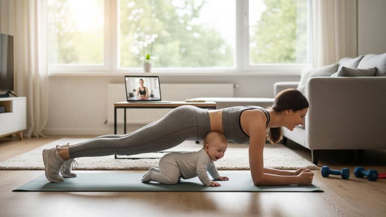 Fitness online dla młodych mam bez mitu „fit mamy”