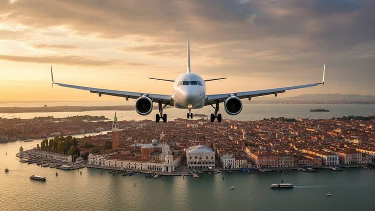 Flights to Venice That Don’t Backfire: Timing, Airports, Impact