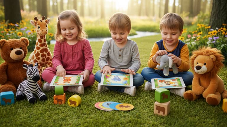 Gry edukacyjne zwierzęta dla przedszkolaków naprawdę uczą