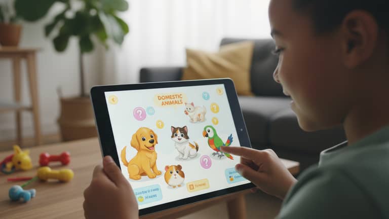 Gry edukacyjne zwierzęta domowe online a empatia i AI dzieci