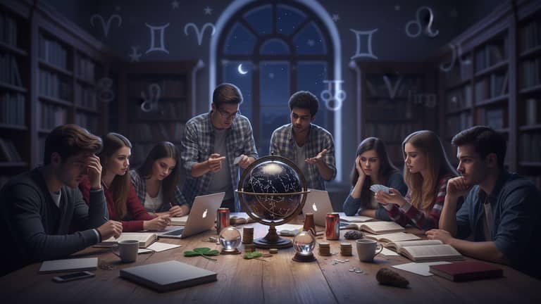 Horoskop dla studentów przed egzaminami w erze AI i nauki