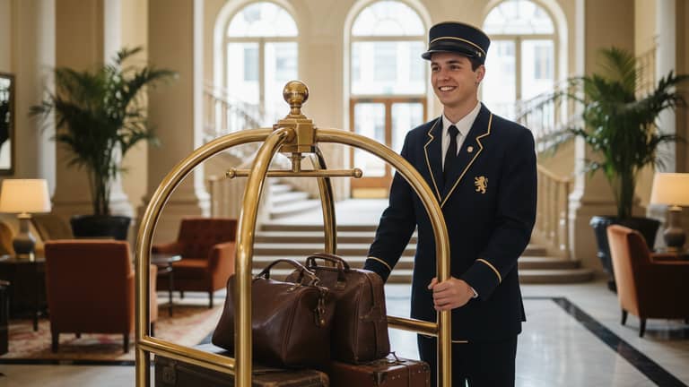 Hotel boy hotelowy w Polsce: realna praca, zarobki i przyszłość