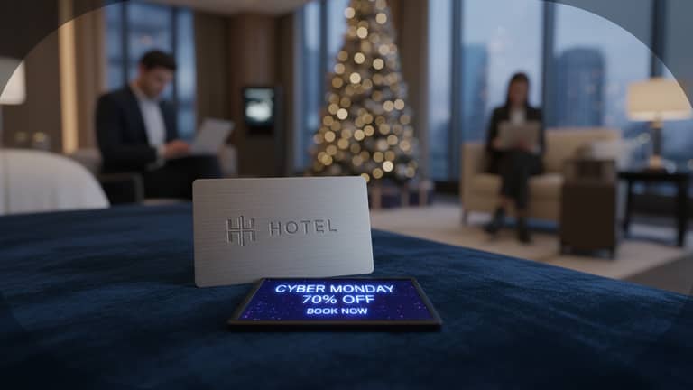 Hotel Cyber Monday naprawdę taniej? Dane, mity i strategie cenowe