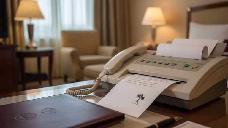 Hotel fax w erze AI: kiedy wreszcie możesz z niego zrezygnować?