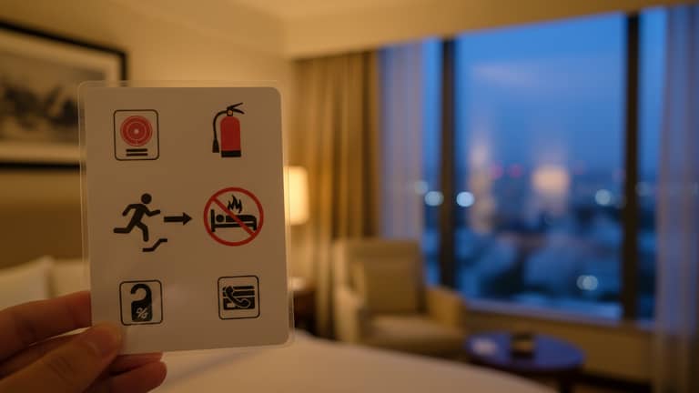 Hotel instrukcje bezpieczeństwa, które naprawdę przechodzą próbę kryzysu