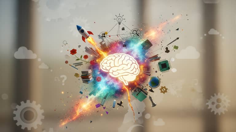 Jak generować pomysły kreatywne, gdy talent to mit, a AI przyspiesza