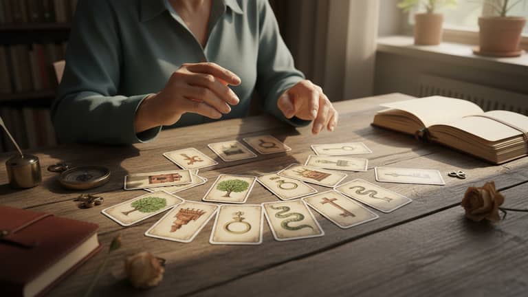 Jak interpretować przesłania kart Lenormand, gdy intuicja myli