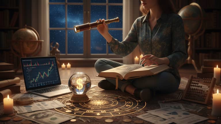 Astrologia finansowa, która realnie porządkuje domowy budżet
