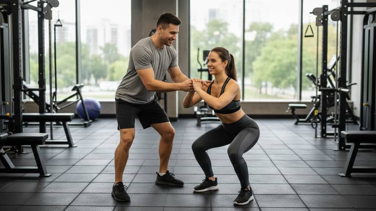 Pierwszy trening personalny bez stresu – krok po kroku z trenerką AI