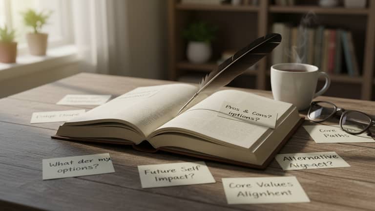 Journal Prompts for Better Decision-Making That Kill Autopilot