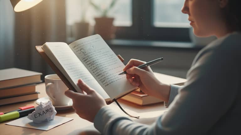 Journaling for Exam Stress When Advice Fails and Anxiety Spikes