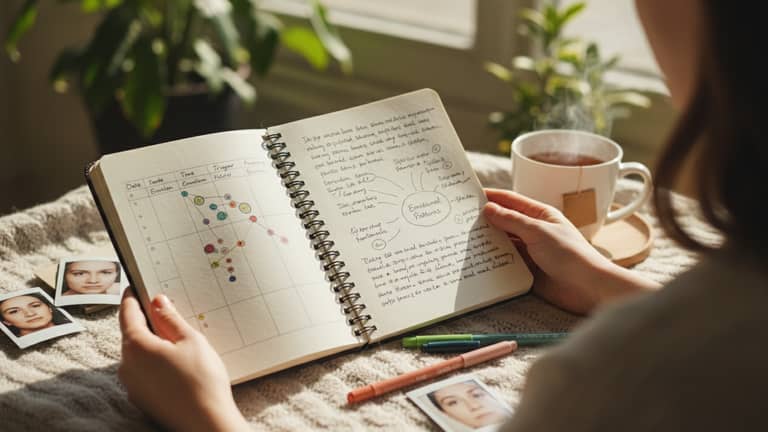 Journaling to Identify Emotional Patterns Without Getting Stuck in Rumination
