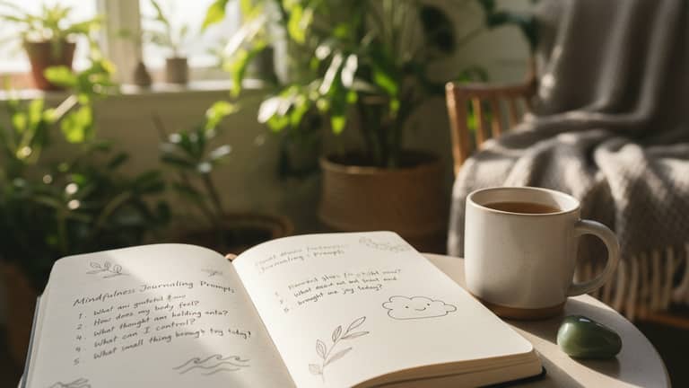 Mindfulness Journaling Prompts for Stress Relief That Actually Work