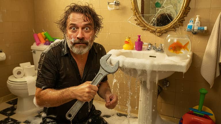 Why Movie Bathroom Sink Comedy Hits Harder Than Other Gags