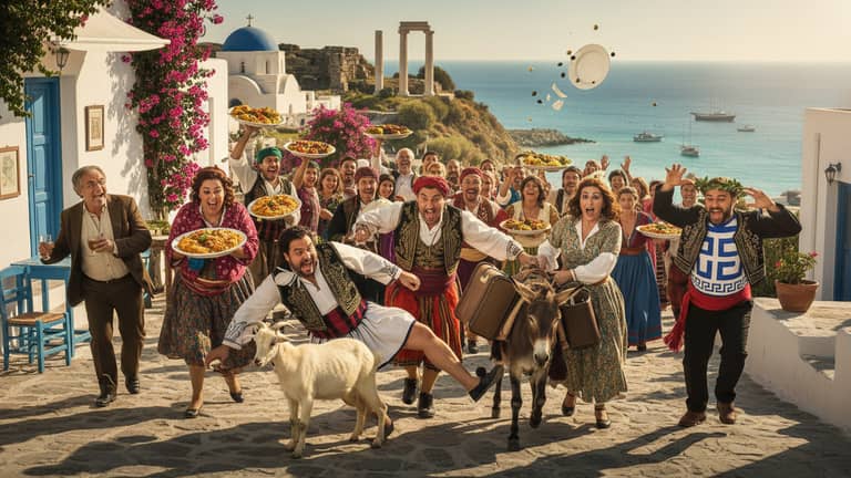 Why Movie Greek Comedy Movies Feel So Weird — and Work So Well