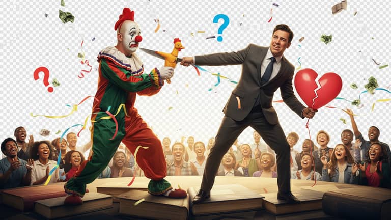 Movie Metaphorical Stabbing Comedy and Why We Need Its Dark Laughs