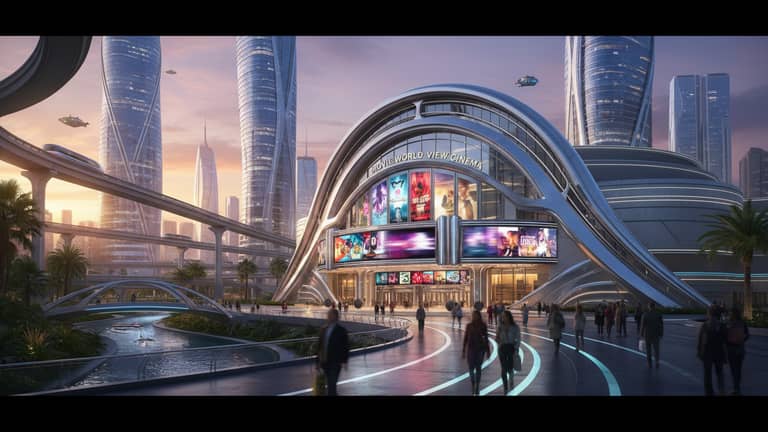 Movie World View Cinema in the Age of AI-Curated Belief
