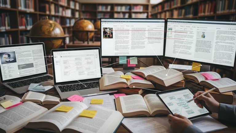 Multi-Document Scholarly Analysis When the Stakes Are Real