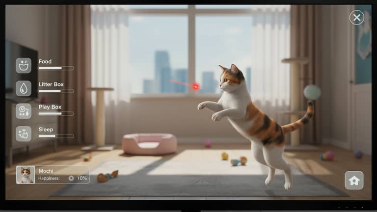 Online Katzenhaltung Simulation: Virtuelle Katze, Echte Gefühle?
