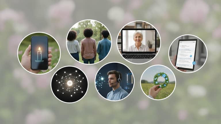 Online Memorial Communication Examples and the New Grief Language