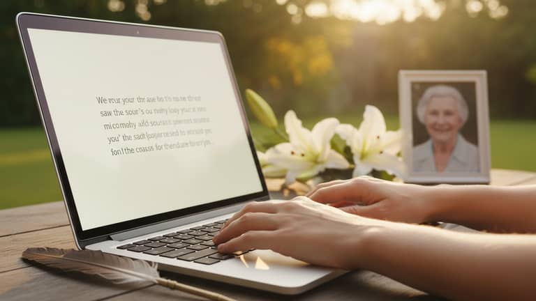 Online Memorial Speech Writing When Goodbye Lives Online Forever