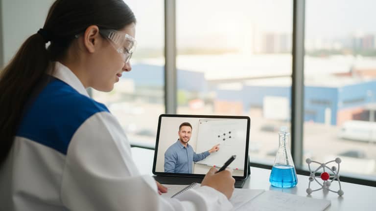 Online Nachhilfe Chemie für Berufsschüler: KI Statt Angstfach