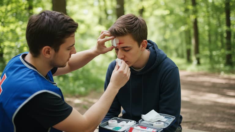 Pierwsza pomoc przy urazach głowy – decyzje w pierwszych 10 minut
