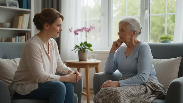 Pomoc psychologiczna dla seniorów między człowiekiem a AI