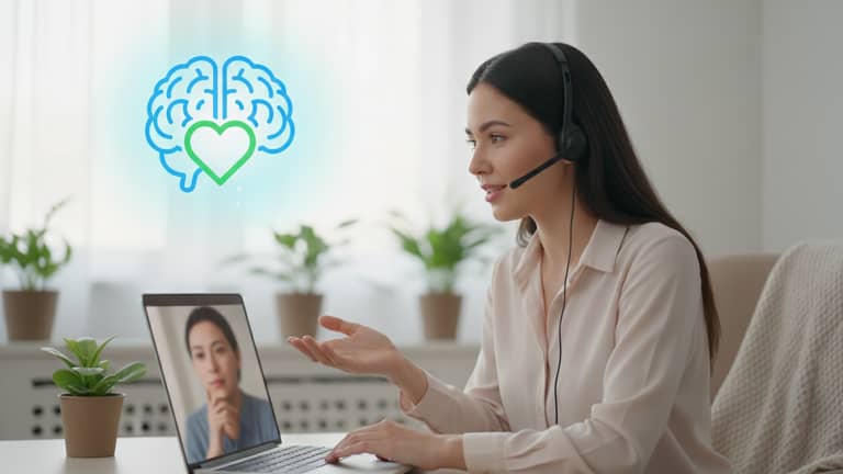 Pomoc psychologiczna online za darmo – co działa, a co to mit