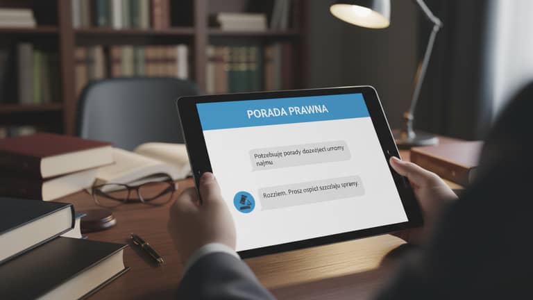 Porada prawna chat czy prawnik? Kiedy AI naprawdę pomaga