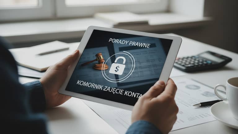 Porady prawne na zajęcie konta przez komornika – co realnie możesz ocalić