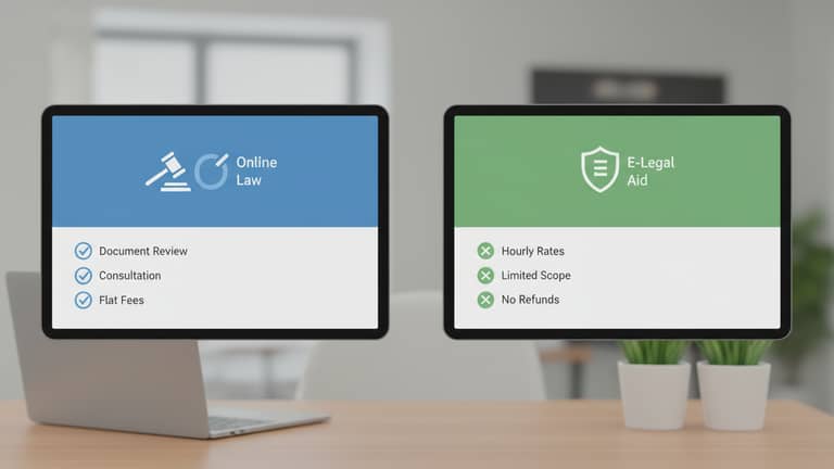 Porównanie usług prawnych online: rzeczywiste ryzyko versus korzyści