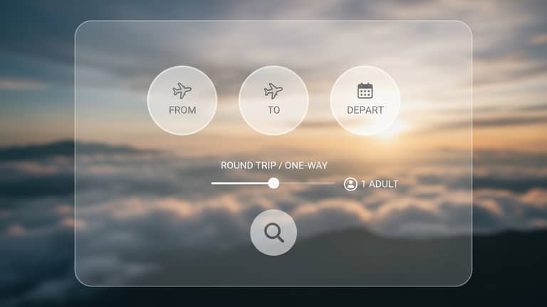 Simple Flight Search Interface, Smarter Choices, Less Overwhelm
