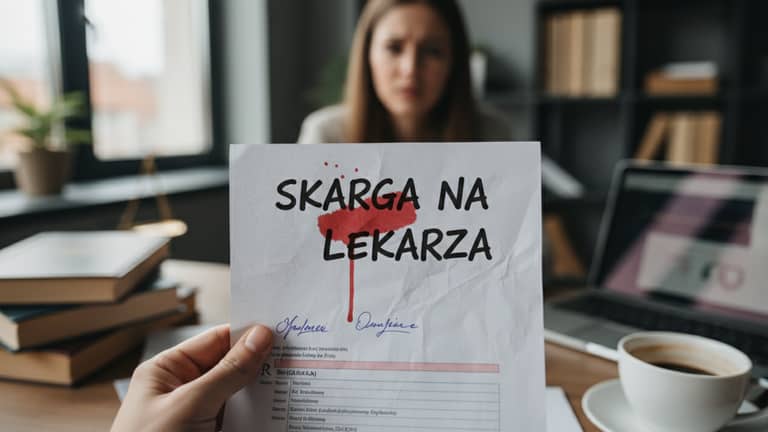 Skarga na lekarza, która naprawdę działa w polskim systemie