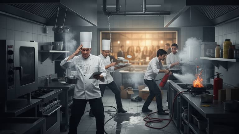 Symulacja sytuacji kryzysowych w gastronomii, która ratuje biznes