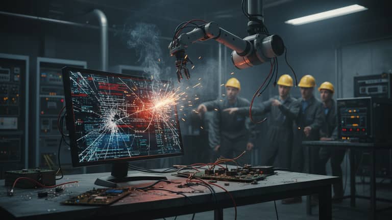 Symulacje sytuacji awarii technicznych, które obnażają odporność AI