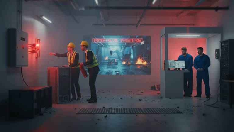 Symulator sytuacji awaryjnych w firmie, który obnaża fałszywe bezpieczeństwo